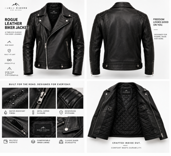 all Rogue Leather Biker Jacket