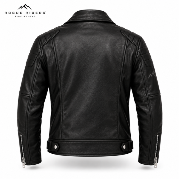 back Rogue Leather Biker Jacket